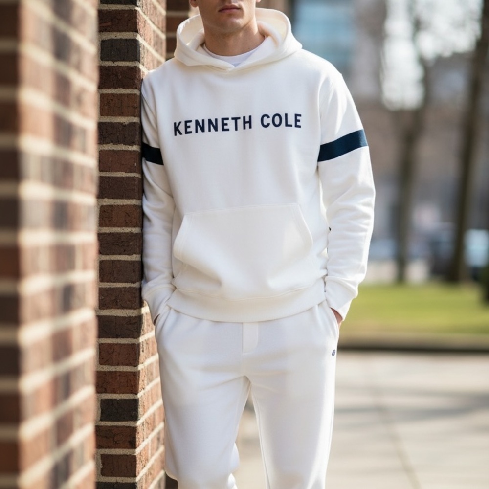 Kenneth Cole New York Hoodie Sweatshirt - Picture 4 of 12